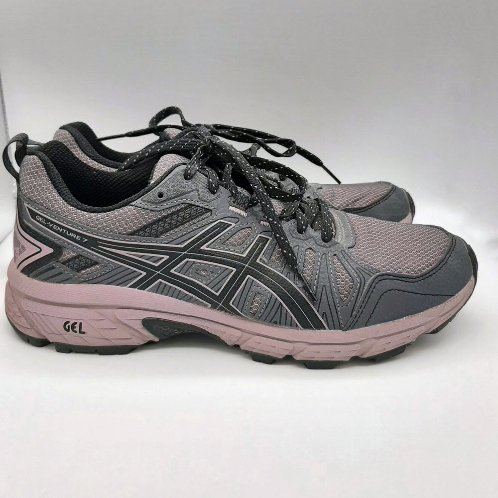 Asics Women's Gel Venture 7 Violet & Gray Running Shoes